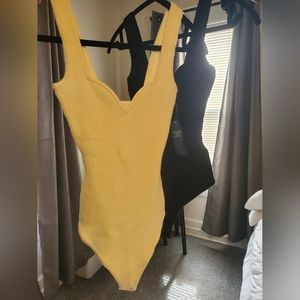 White Abercrombie & Fitch Bodysuit